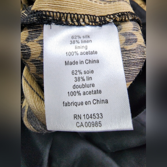 Nanette Lepore silk black gold goddess tank top blouse 10 - Picture 7 of 7